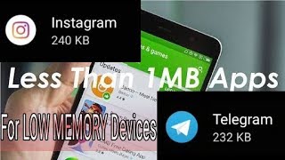 How to use Lite version of INSTAGRAM & TELEGRAM on LOW memory devices | ThE EntertaineR screenshot 3