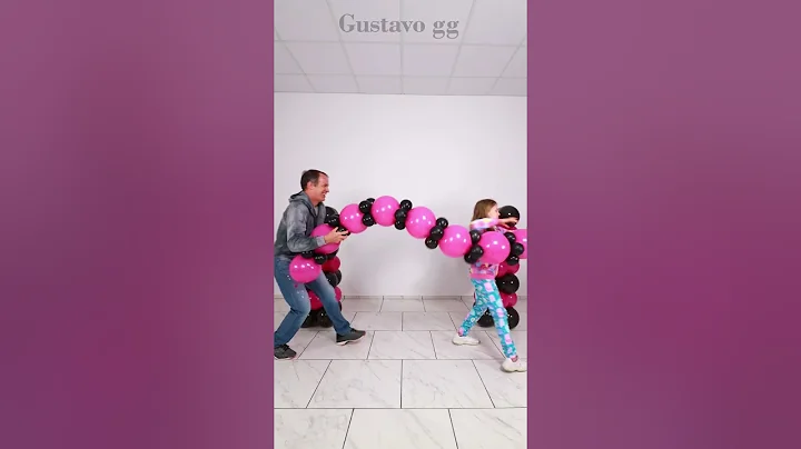 balloon decoration ideas 🤩 birthday decoration ideas at home - cartoon cartoon #cartoon #shorts