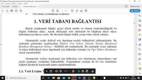 ASP.NET Veritabanı İşlemleri   Bağlantı Kurma