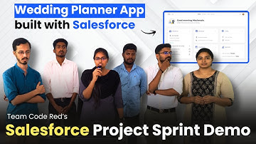 Salesforce Project Demo | Wedding Planner App Built by Interns | Team Code Red - Final Demo