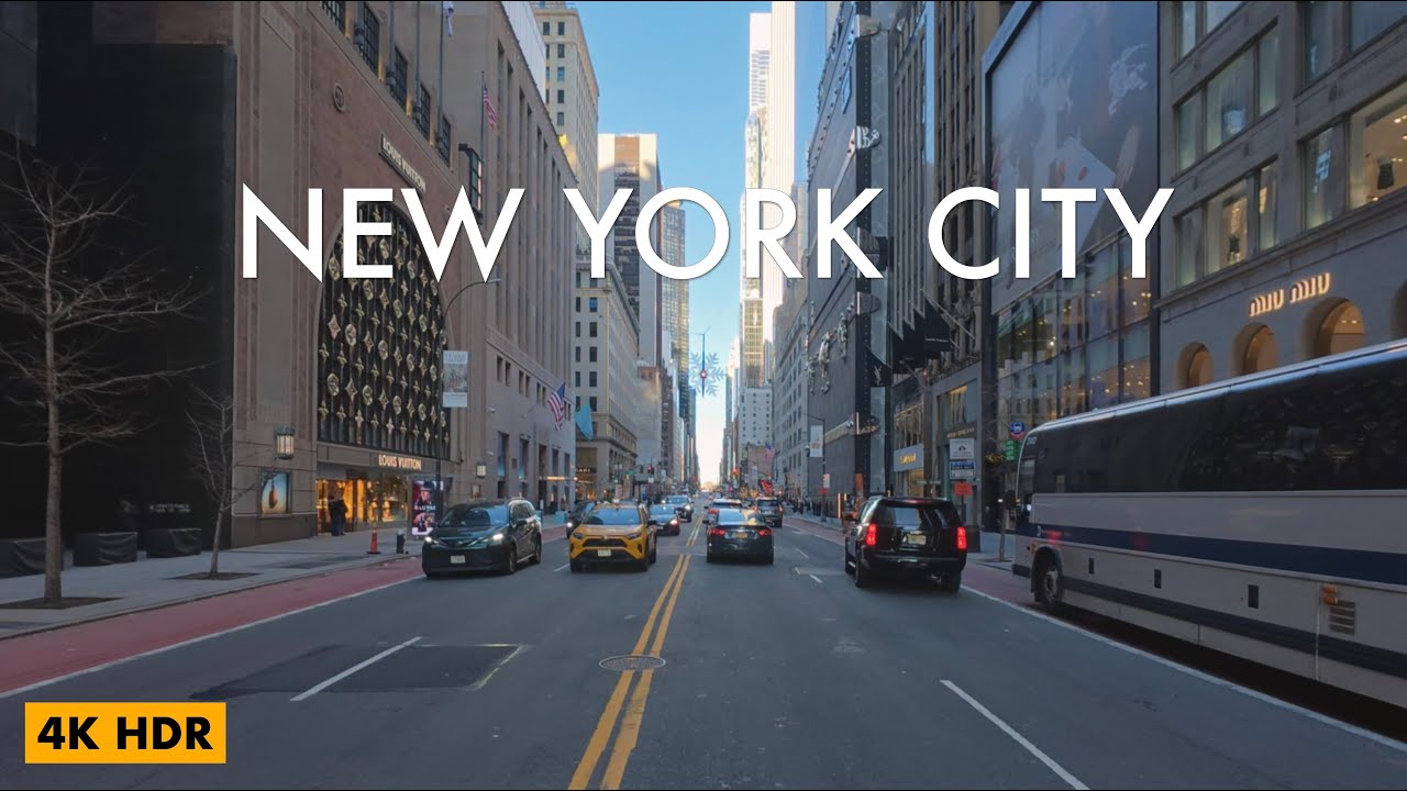 Morning Drive from Manhattan to Newark Airport (EWR) via Lincoln Tunnel