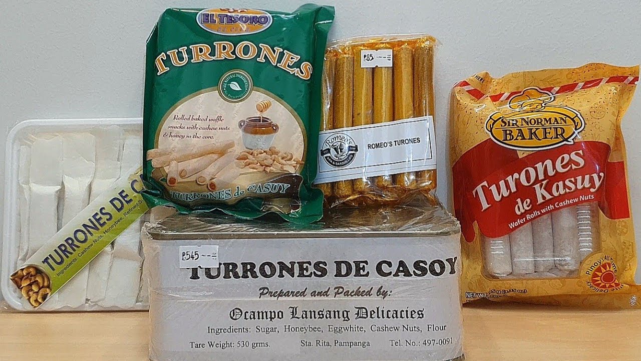 Spanish Guy Tries Filipino Turrón 🇵🇭 (Turrones de Casoy) - YouTube