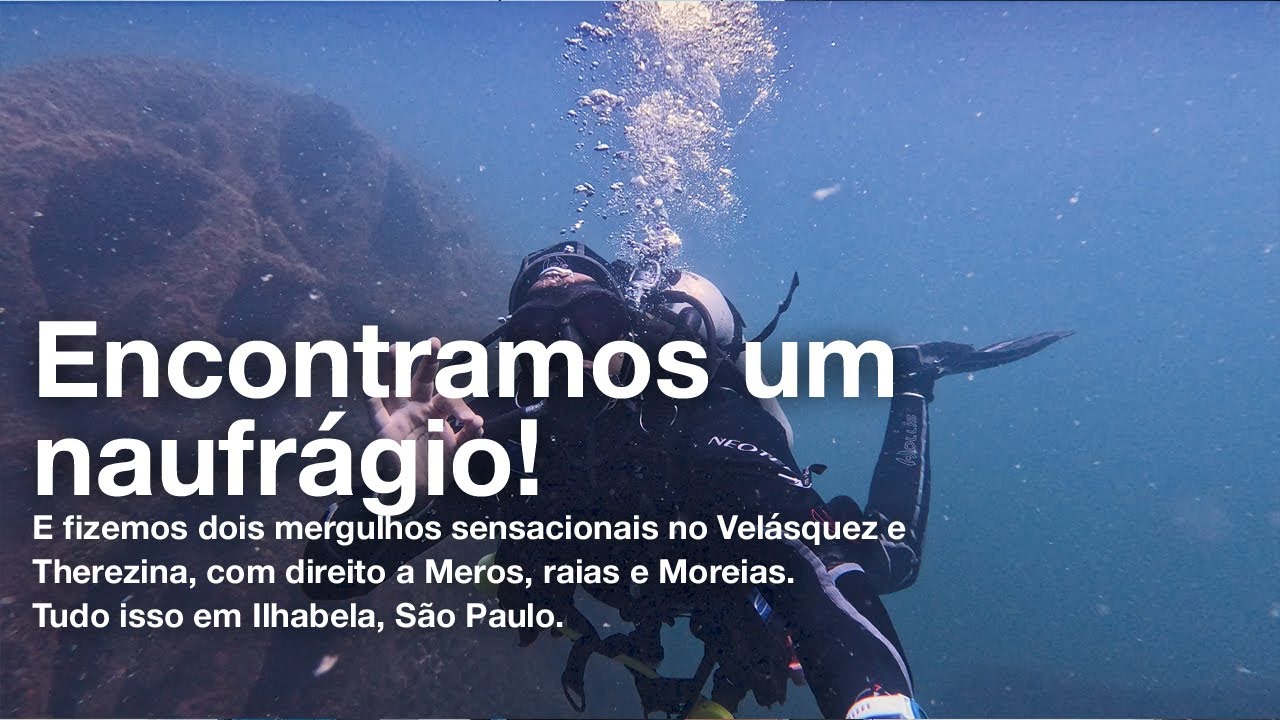 Encontramos um naufrágio em Ilhabela - SP!