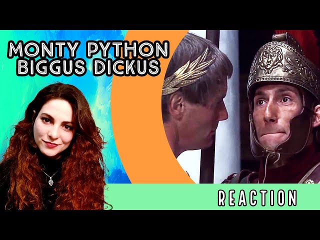 American Reacts - MONTY PYTHON - Biggus Dickus class=