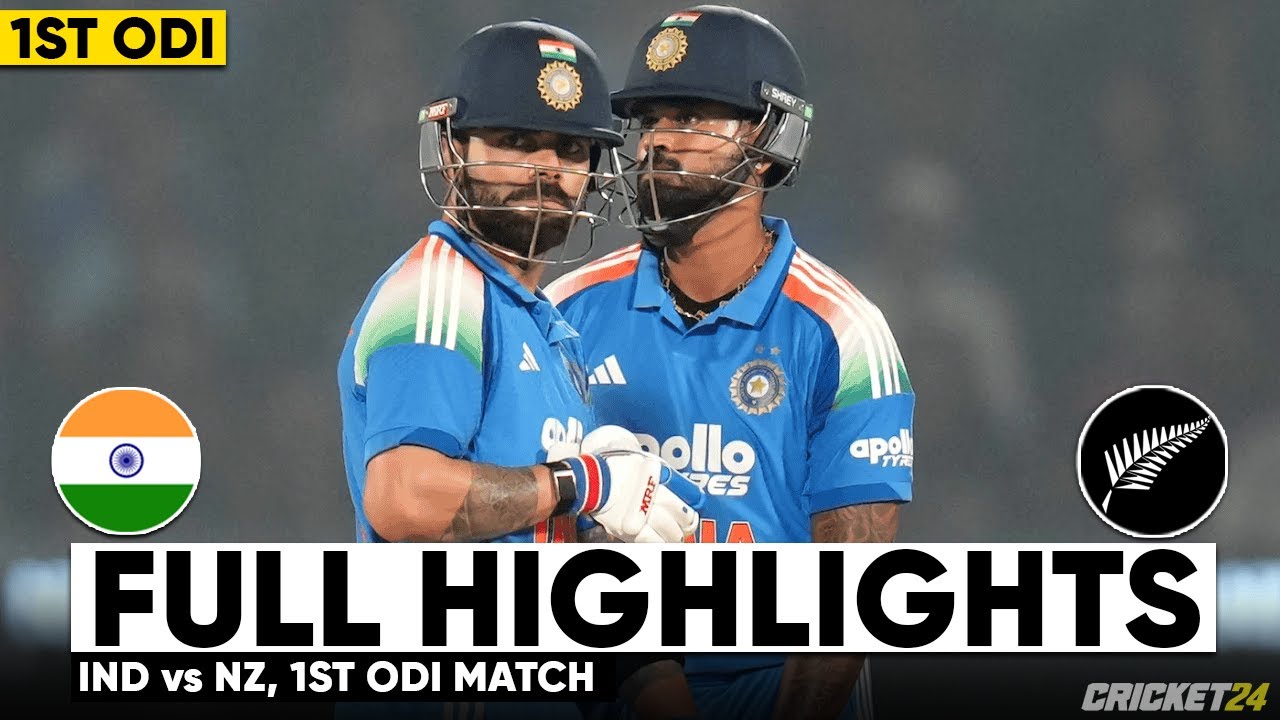 India vs New Zealand 1st ODI Cricket Match Full Highlights | IND v NZ 1st ODI Highlights 2026