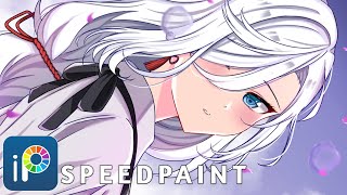 【Ibis Paint】Speedpaint Shenhe Genshin Impact | Ibis Paint X Tutorial