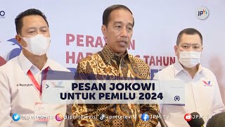 Jokowi Kembali Ingatkan Hati Hati Pilih Capres & Cawapres