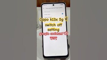 How to power off in oppo k13x 5g #oppo #oppok13x