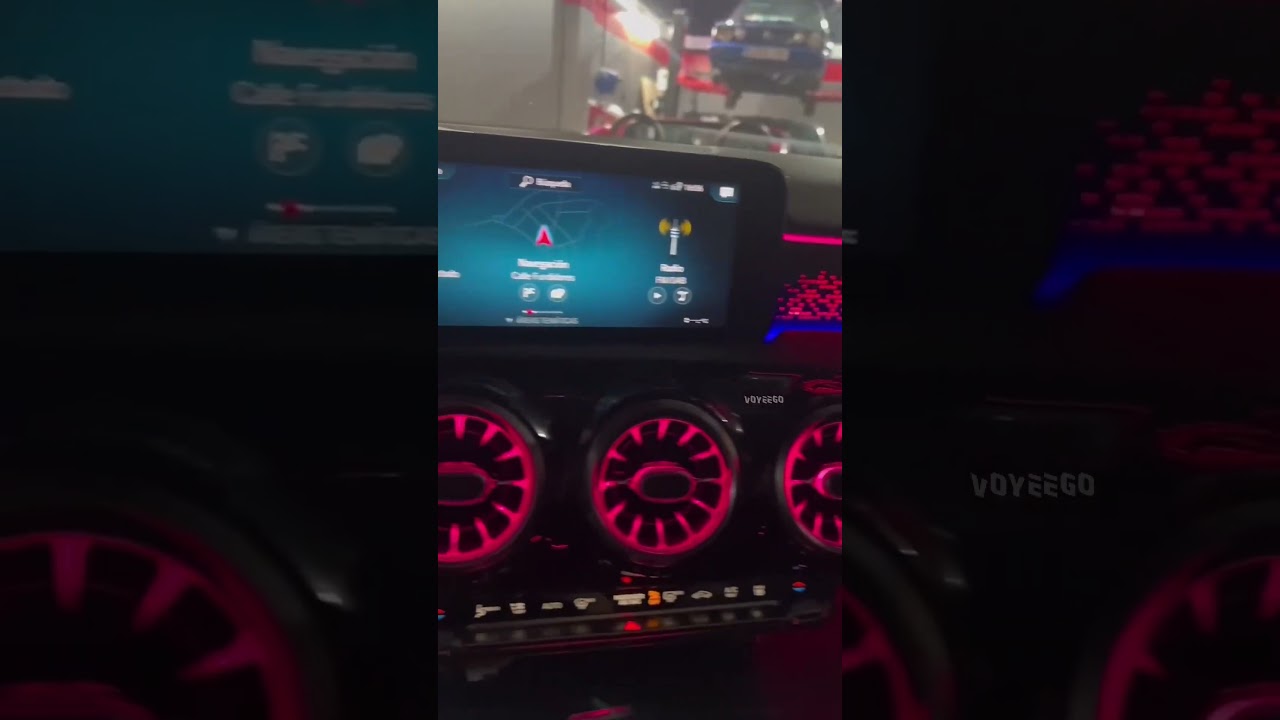 benz w177 and w118 ambient light upgrade ，coding control by original screen