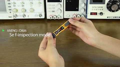 VD806 ACDC Voltage Detector Non-Contact Tester Pen Battery Meter Current Electric Sound Light Alarm