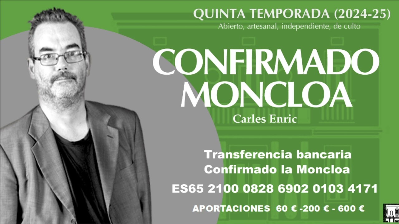 La clave: Sánchez y el Congreso del PSOE. Justicia y medios son los motores 25/11 Confirmado Moncloa