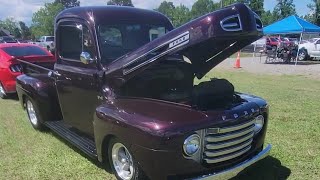 1950 Ford, truck old school beauty Maroon, black cherry  what would you call it? #ford #truck
