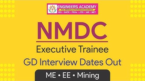 NMDC Shortlisting for Executive Trainee | Interview Guidance Program NMDC Executive Trainee | NIMBUS