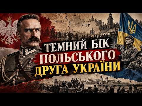 😨ГЕРОЙ ПОЛЬЩІ І ЗРАДНИК УКРАЇНИ! 🛑Пілсудський підтримував УНР, але НЕ ВІДДАВ ЛЬВІВ. Де була межа?