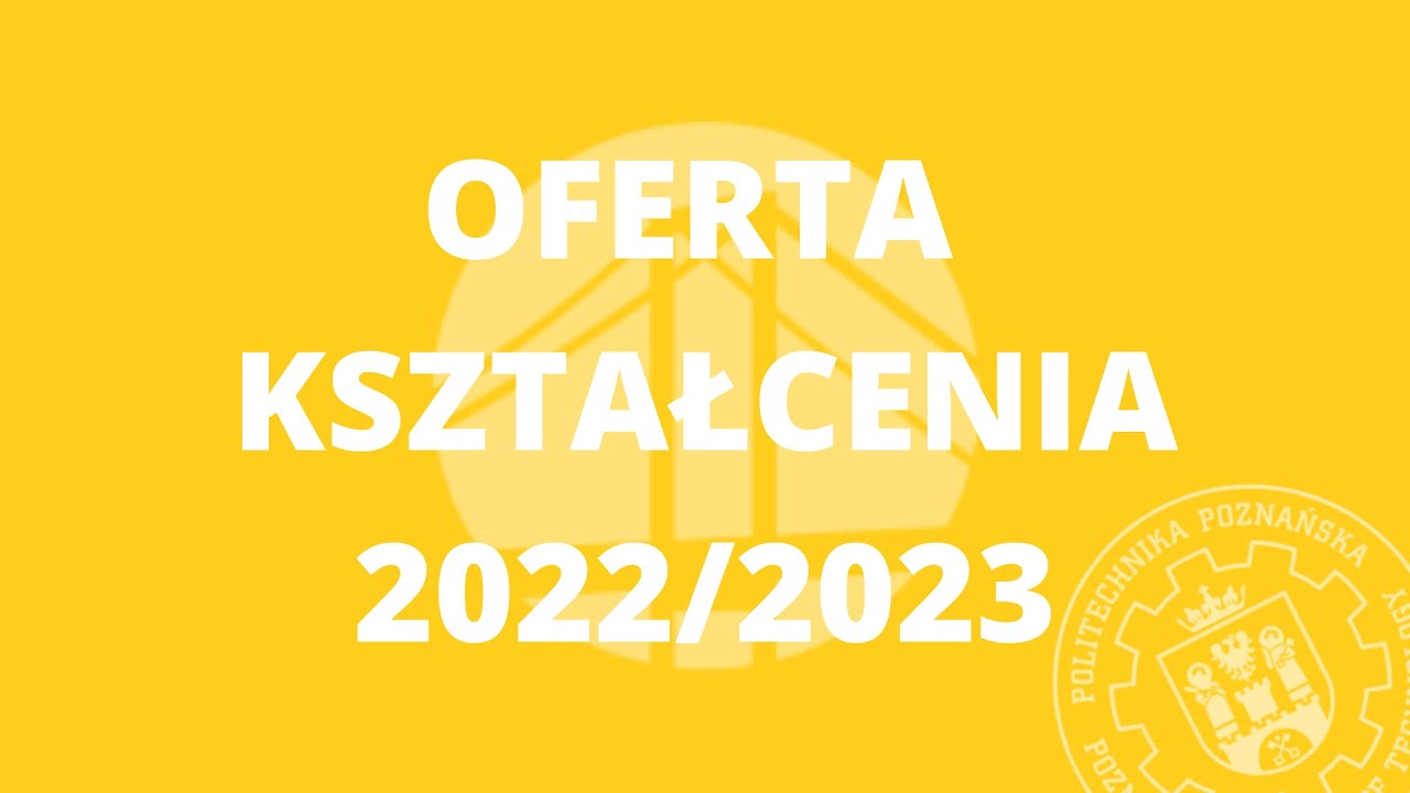Wydział Inżynierii Lądowej i Transportu - oferta kształcenia 2022/2023