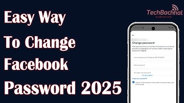 How To Change Facebook Password 2025