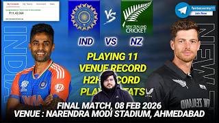 IND vs NZ Dream11 Prediction | IND vs NZ Dream11 | India vs New Zealand 52th T20I 2026 screenshot 5