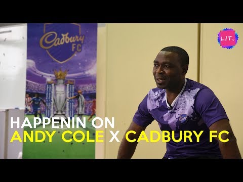 Andy Cole 'strikes' Cadbury FC - Happenin