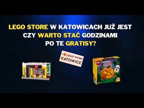 YouTube thumbnail: Otwarcie LEGO STORE w Katowicach | Czy będzie pobity rekord kolejkowy?