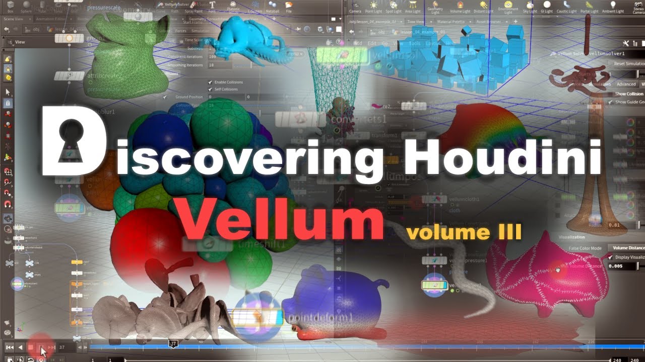 Discovering Houdini Vellum 3 Introduction YouTube