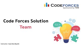 Mastering Problem Solving: A.Team| Codeforces Solutions &amp; More!