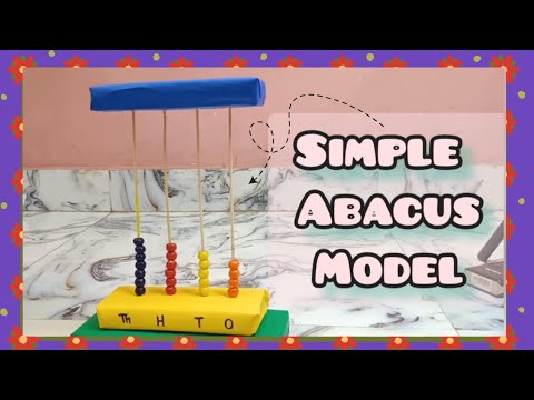 Abacus 3D model | Maths Abacus Model for School Exhibition | UCMAS ...
