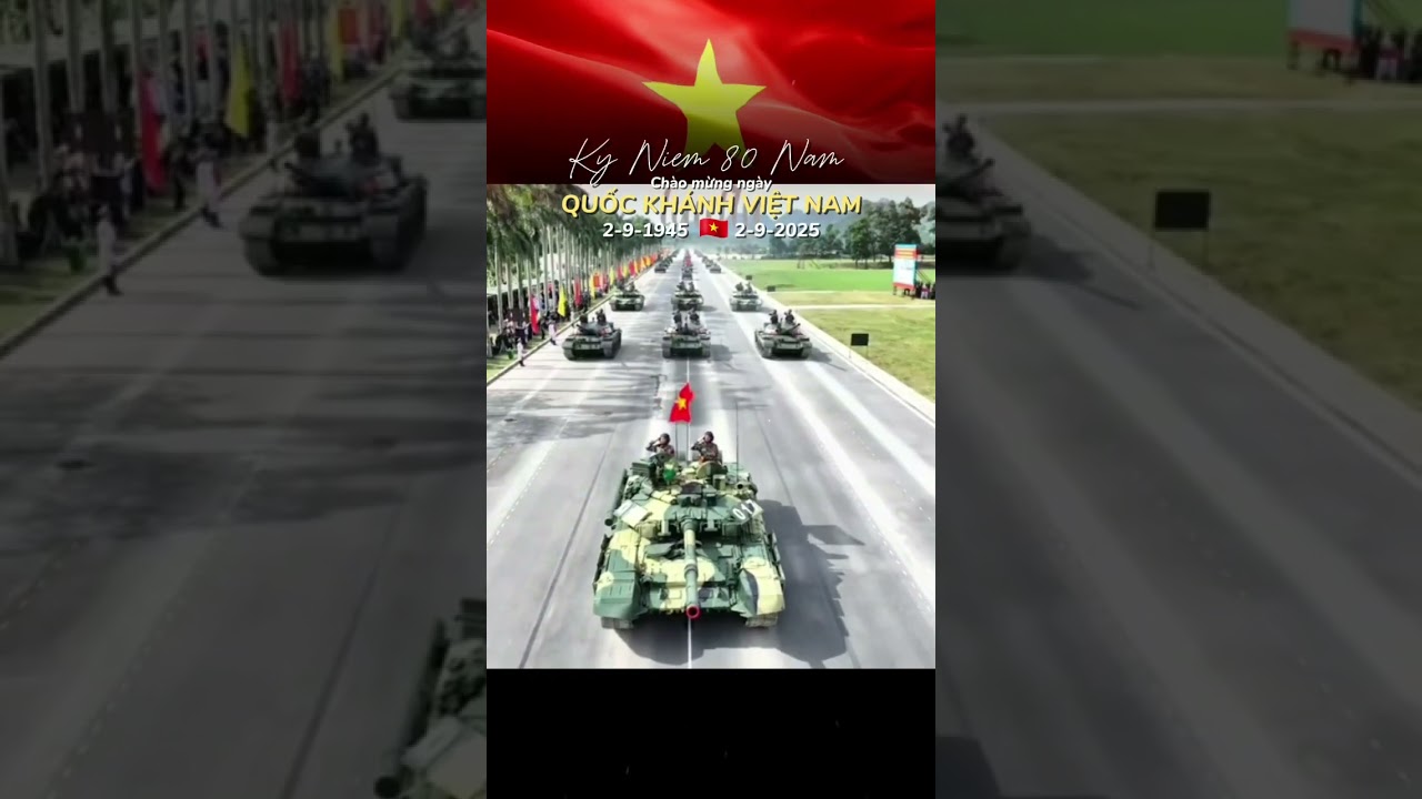 đoàn xe tăng t54b/t55/t90s thực hiện diễu hành 