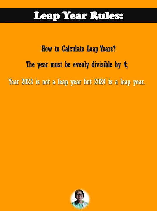 Calendar Leap Year Rules 