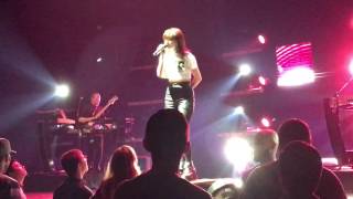 Chvrches Never Ending Circles live New York Radio City