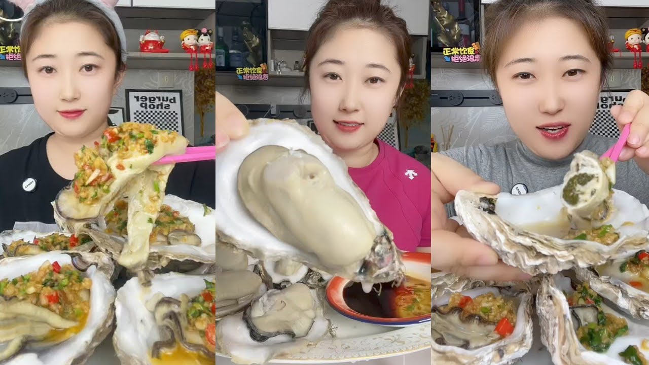 Asmar challenge Eating Seafood 🦞🦞Shrimp🍤🦐 Crap 🐙🦑 Squid (1Mukbbang)#oysters #salmon #shrimp #seafood