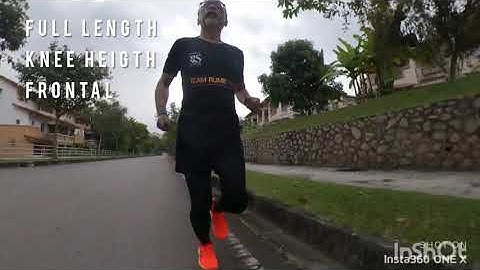 Testing the Insta360 ONE X camera for taking running videos