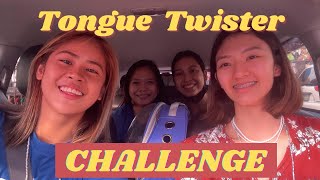 TONGUE TWISTER CHALLENGE