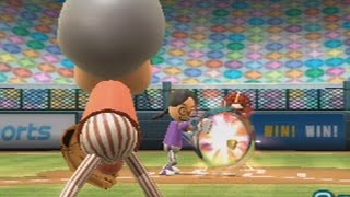 going pro in every wii sports sport raging and funny moments - baseball