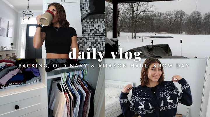 VLOG // packing to move, closet & old clothes purg...