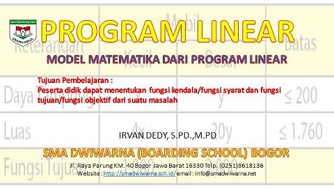 PROGLIN_4 (model matematika)