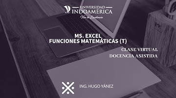 MS.  EXCEL. FUNCIONES MATEMÁTICAS (T)