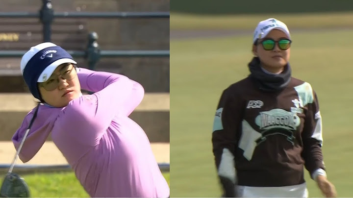 Rose Zhang and Minjee Lee 2024 Open Championship Round 2