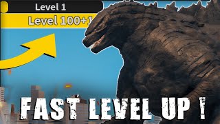 FASTEST LEVEL UPGRADE! (Roblox Kaiju Universe) ✅