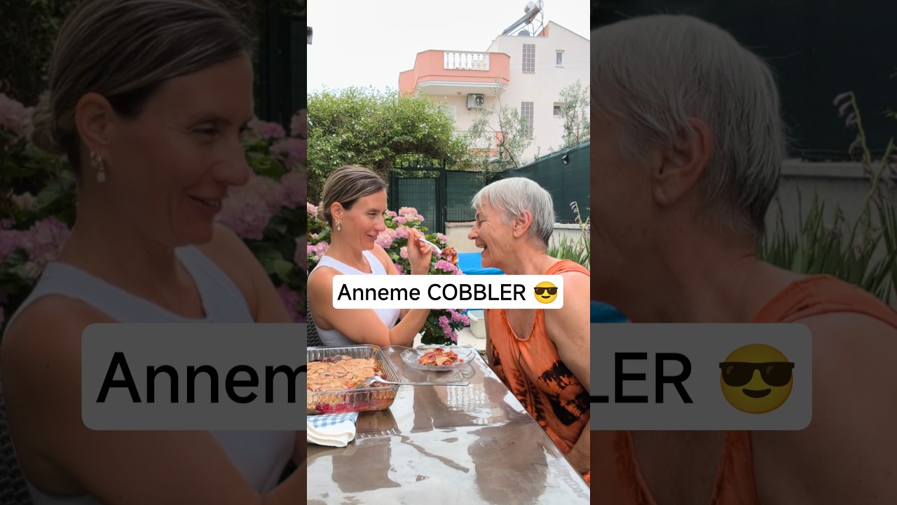 ANNEME COBBLER ŞOKU😀 #tarif #cobbler #seftali #tatlı ANNEME COBBLER ŞOKU😀 #tarif #cobbler #seftali #tatlı
