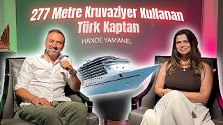 277 metrelik kruvaziyerin dümen mahalindeki Türk Kaptan İpek Hande Yamanel