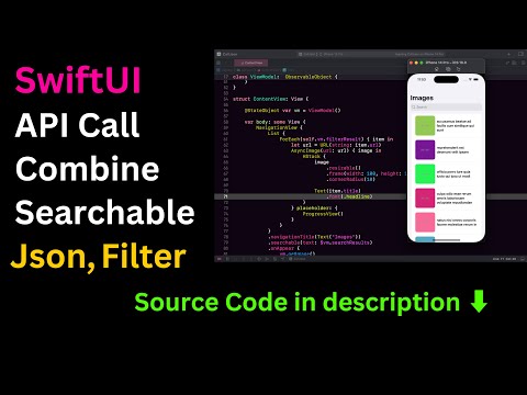 API Call & working with Json & Combine in SwiftUI - iOS Development