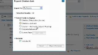 Importing references from OVID to RefWorks