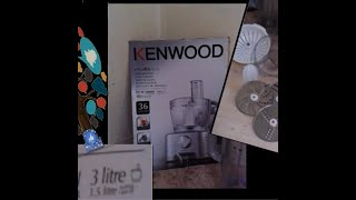 ريفيو عن محضر الطعام كينوود | كيتشن ماشين #كينوود | food processor | #Kenwood FP735 Unboxing 1000W