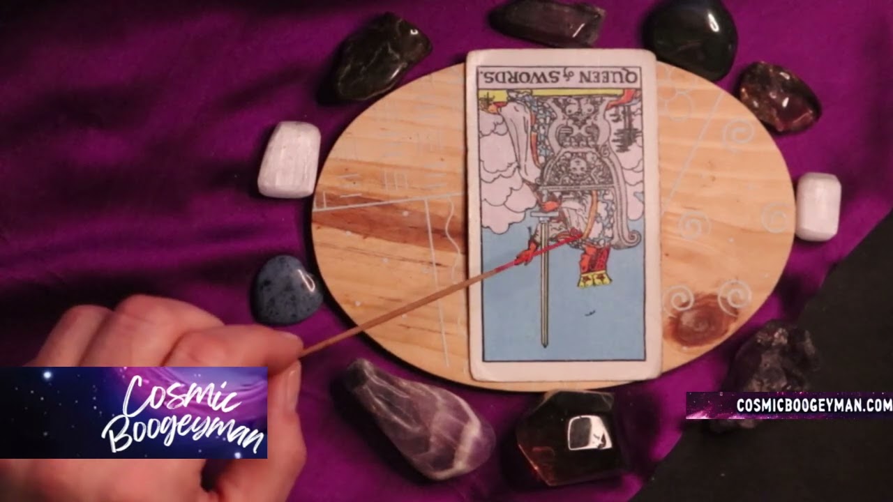 🧊 Reversed Queen of Swords Cold, Distant, or Cutting Too Deep ⚔️❌ #mrcosmic #learntarotonline thumbnail