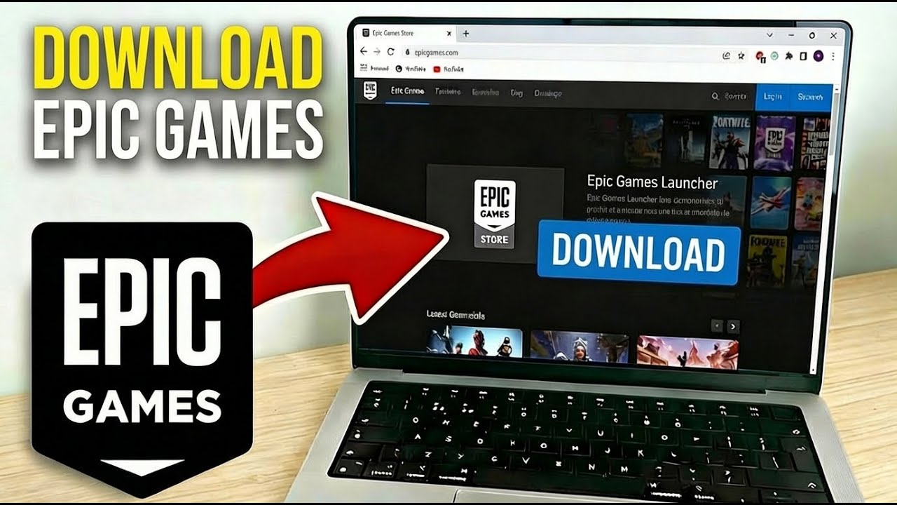 Как СКАЧАТЬ и УСТАНОВИТЬ Epic Games на ПК | Пошаговая инструкция по использованию Epic Games Laun...