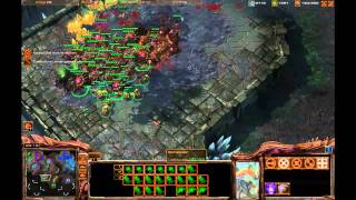 Let´s play Starcraft 2 Multiplayer Game 1# Part 2/3 (4v4 HD/HQ)