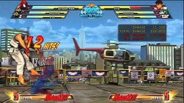 Marvel vs. Capcom 3: Spider-Man Combo 01