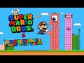 Dancing mario vs giant numberblocks in super mario bros world