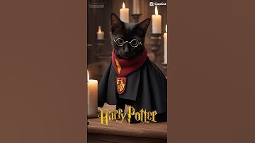 My cat turned into Harry Potter… #harrypotter #ai #cat #aicat #hp #cutecat #funnycat
