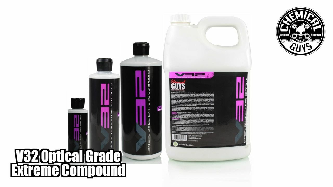 V32 Optical Grade Extreme Compound Chemical Guys Car Care YouTube